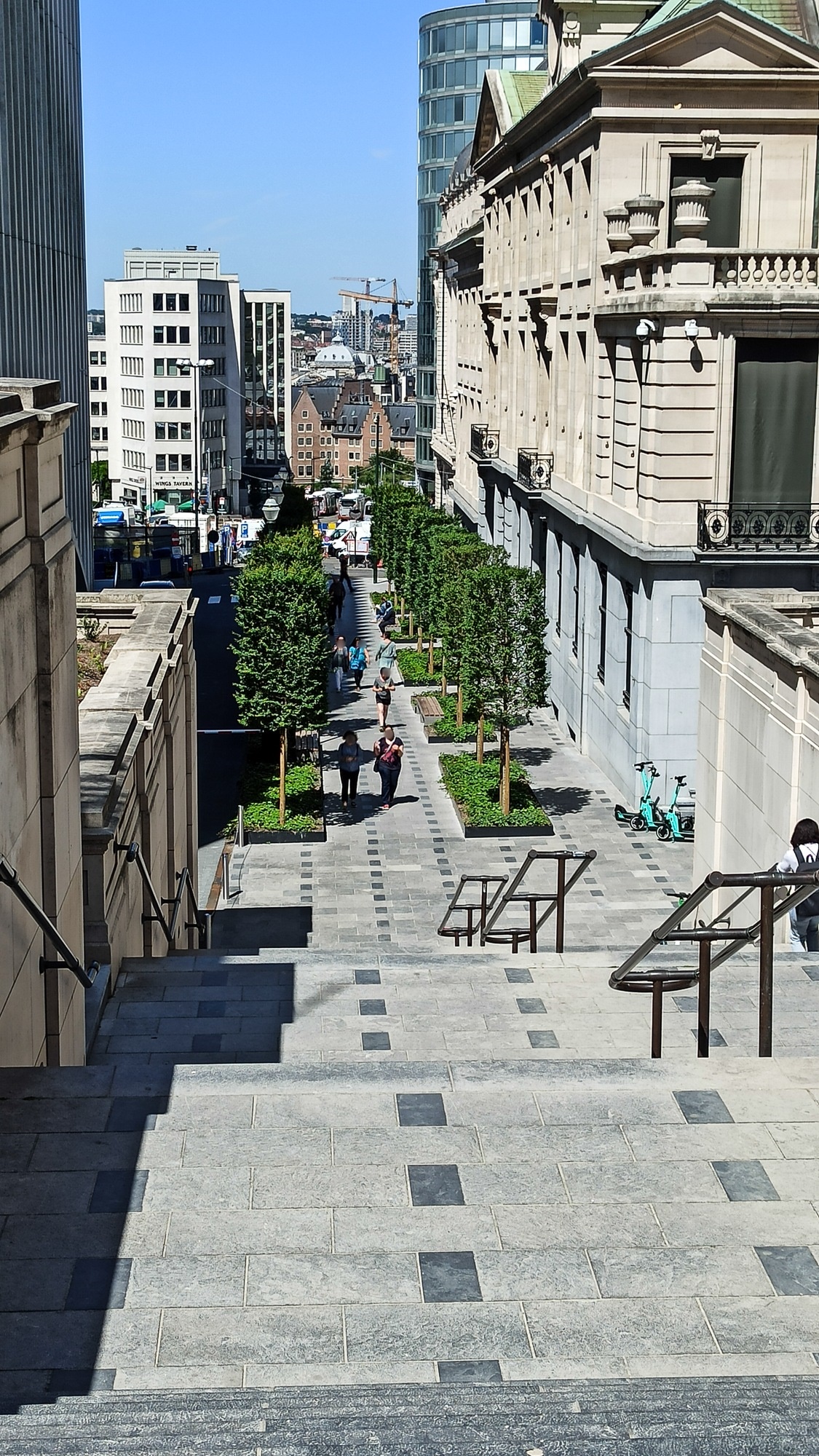 Treppe in Brüssel